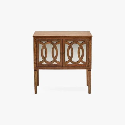 Dunelm Kiera Mirrored Console Table Light Brown