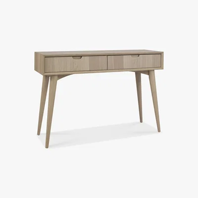 Dunelm Dansk Console Table with Drawer Wood (Brown)