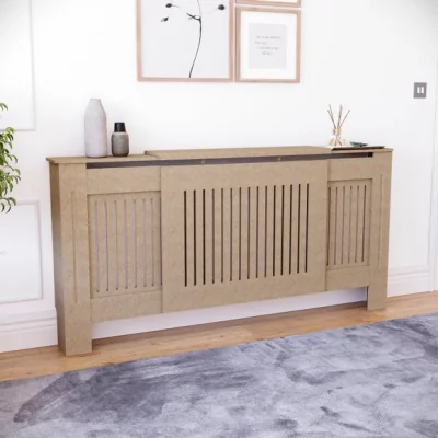 Dunelm Return - Vida Designs Chelsea Adjustable Radiator Cover, Unfinished