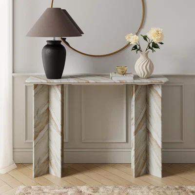 Dunelm Lana Marble Console Table