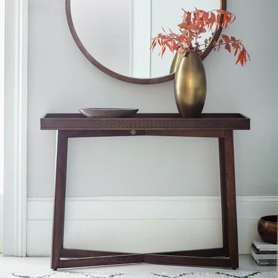 Dunelm Baytown Retreat Console Table Brown