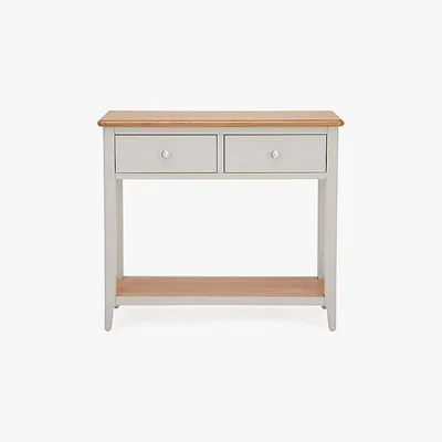 Dunelm Freya Console Table Grey