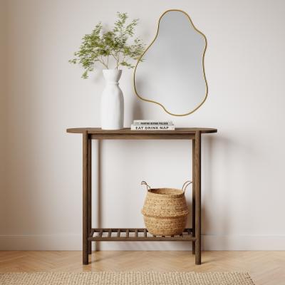 Dunelm Jesper Elements Console Table Wood (Brown)