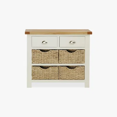 Dunelm Wilby Cream Console Table Cream