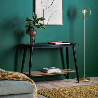 Dunelm Return - Napa Console Table, Black