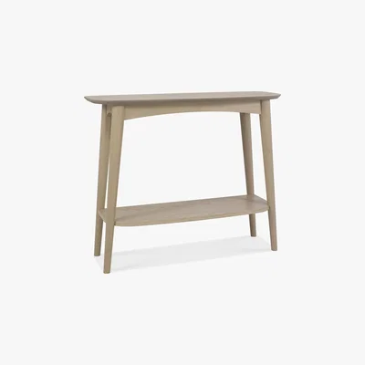 Dunelm Dansk Console Table with Shelf Wood (Brown)