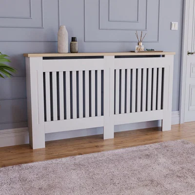 Dunelm Vida Designs Arlington Radiator Cover White