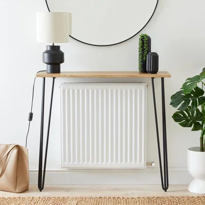 Dunelm Bella Oak Effect Console Light Oak