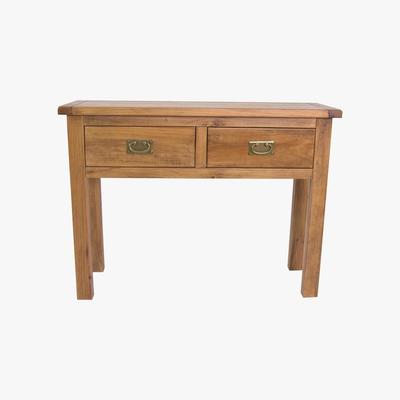 Dunelm Carter Pine Console Table Natural
