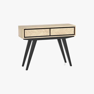 Dunelm Brunel Console Table Wood (Brown)