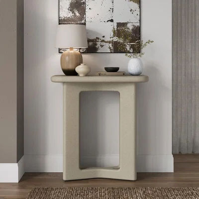 Dunelm Rue Console Table, Concrete