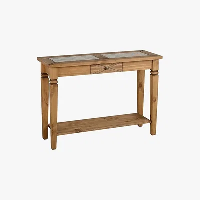 Dunelm Salvador Console Table Pine