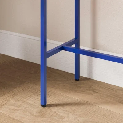 Dunelm Cerano Slim Console Table, Metal Blue