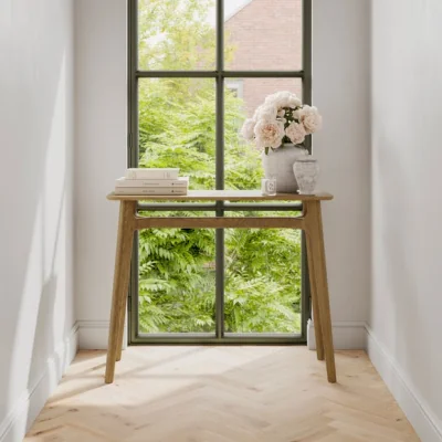 Dunelm Return - LPD Kitt Smoked Console Table
