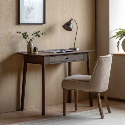 Dunelm Kalia Console Table, Oak Effect