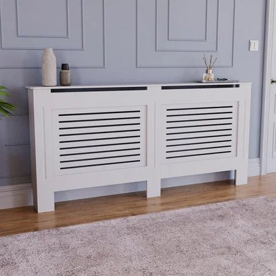 Dunelm Vida Designs Milton Radiator Cover White