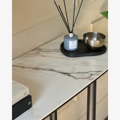 Danetti Orlan natural ceramic console table