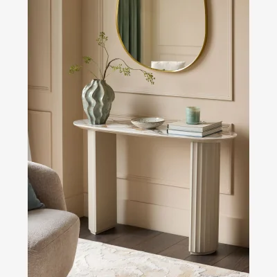 Danetti Austin natural ceramic console table