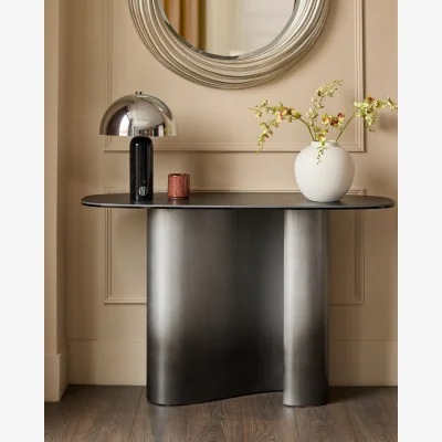 Danetti Carlo dark grey ceramic console table