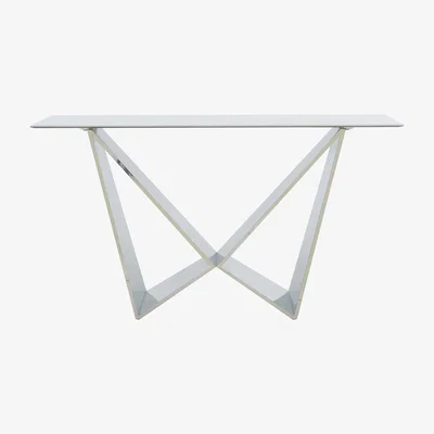 Furniture Village Marvel Chrome Console Table