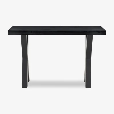 Furniture Village Bodahl - Terra Straight Edge Console Table with X Shaped Legs