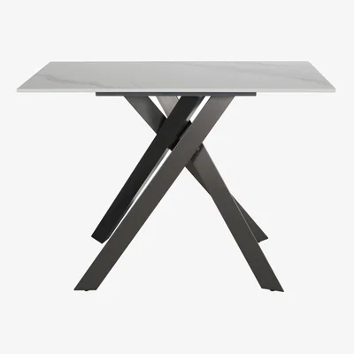 Furniture Village Samurai Console Table with White Ceramic Top