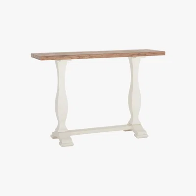 Furniture Village Pattern Console Table - Cream - By Furniture Village