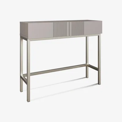 Furniture Village Delta Vanity Table with Smart LED Lighting - Grey