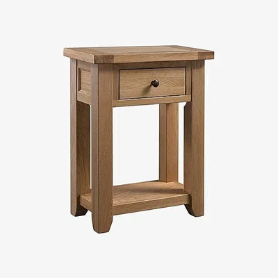 Furniture Village Furnitureland - California Solid Oak Small Console Table