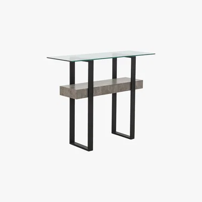 Furniture Village Odense Console Table - Black - By Furniture Village