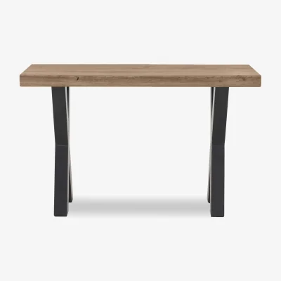 Furniture Village Bodahl - Terra Straight Edge Console Table with X Shaped Legs