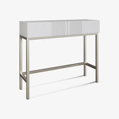 Furniture Village Delta Vanity Table with Smart LED Lighting - White