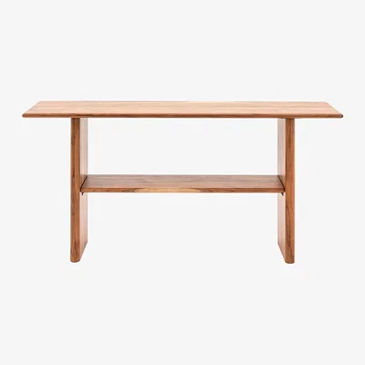 Furniture123 Large Console Table with Shelf - Borden