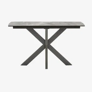 Furniture123 Grey Marble Console Table - Valerius