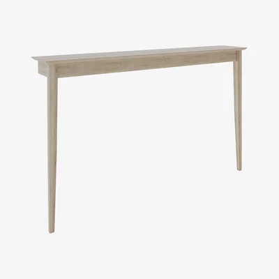 Furniture123 Large & Narrow Unfinished Wall Mounted Console Table - Ava