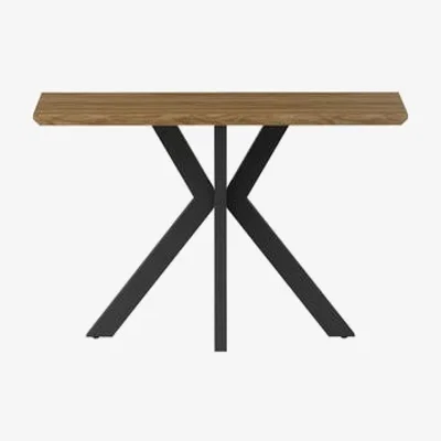 Furniture123 Large Light Walnut Console Table - Liberty