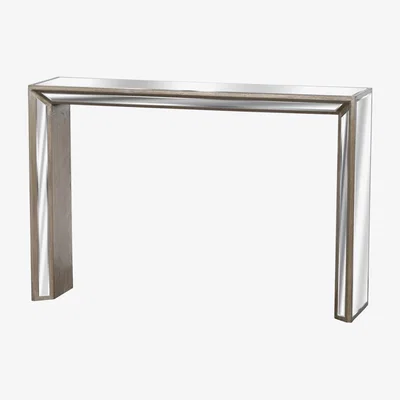 Furniture123 Mirrored Narrow Console Table - Hill Interiors