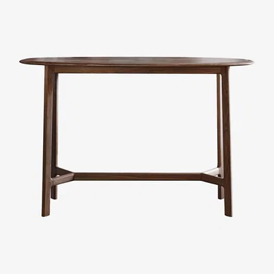 Furniture123 Madrid Console Table Walnut - Caspian House