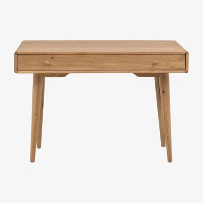 Furniture123 Solid Oak Console Table with 1 Drawer - Marny