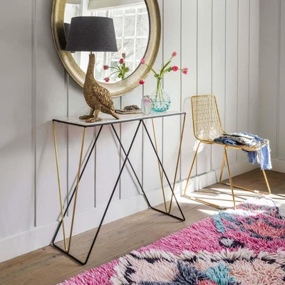 Graham & Green Detroit Marble Console Table