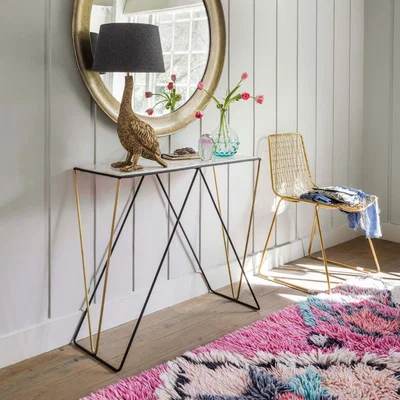 Graham & Green Detroit Marble Console Table