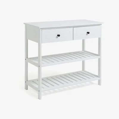 Habitat Habitat 2 Drawer Console Table - White