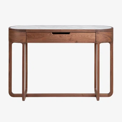 Heal's Heal's Anais Console Table Marble - Heal's UK Furniture