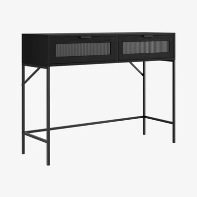 Homebase Lincoln Console Table - Black