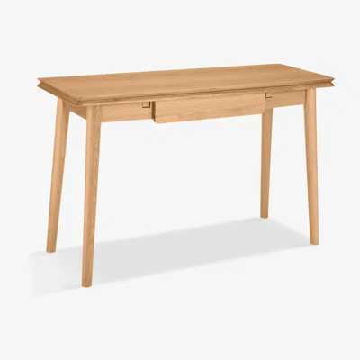 John Lewis John Lewis & Partners Bow Folding Console Table, Oak