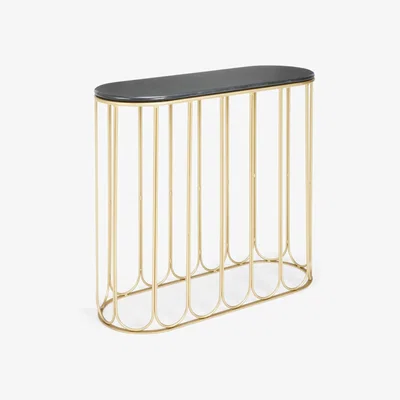 John Lewis John Lewis + Swoon Emlin Small Console Table, Black