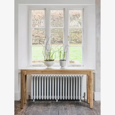 John Lewis One.World Reclaimed Rustic Teak Console Table, Natural