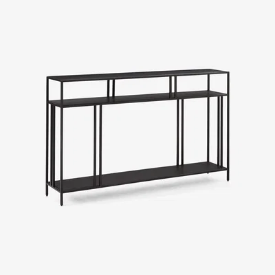 John Lewis west elm Profile Console Table, Black