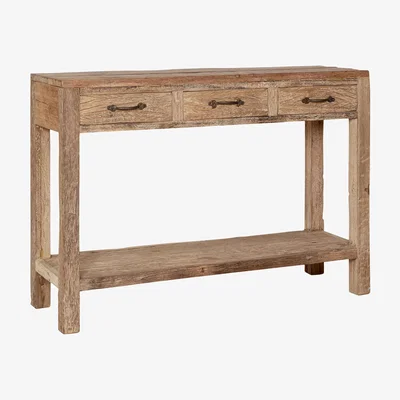 John Lewis nkuku Ibo Console Table, Natural