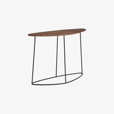 John Lewis John Lewis & Partners Plectrum Console Table, Walnut